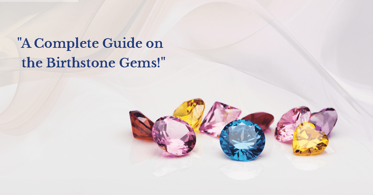 A blog banner introducing the colorful and symbolic world of monthly birthstone gemstones.
