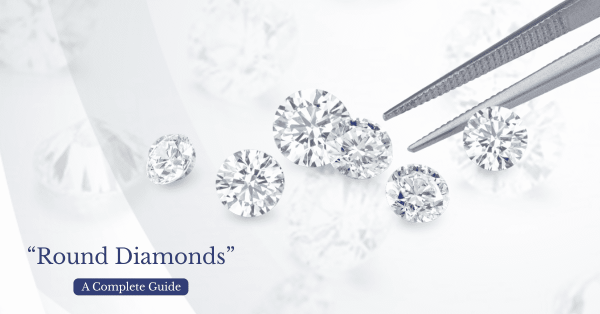 A blog banner highlighting the radiant elegance and popularity of the classic round brilliant diamond.