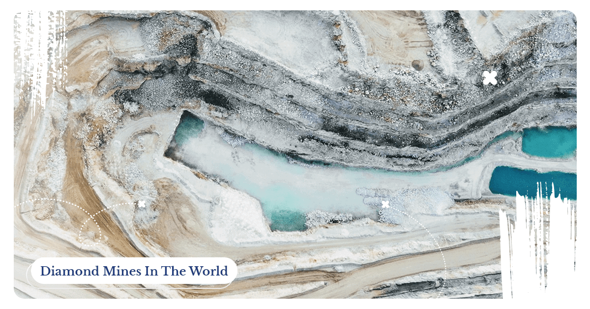A blog banner identifying the most famous and productive diamond mines.