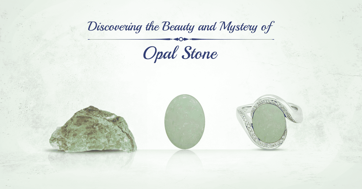 A blog banner capturing the iridescent "play-of-color" effect found in high-quality opal gemstones.