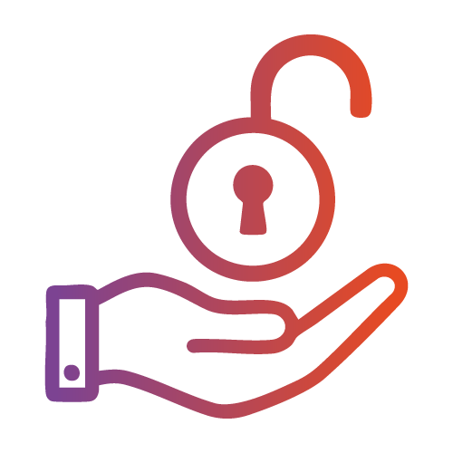 A user-centric icon symbolizing easy access to digital diamond certificates and traceability data for consumers.