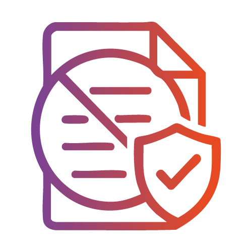 An SGL blockchain technology icon symbolizing a fraud-proof system that ensures the authenticity of diamond origin data.